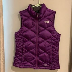 North face children’s purple vest